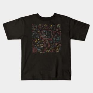 Otherwordly lines Kids T-Shirt